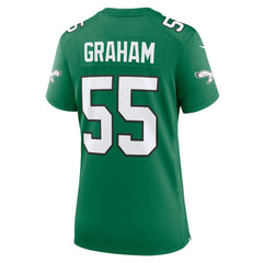 Brandon Graham Philadelphia Eagles Women's Alternate Game Jersey Kelly Green - Nike