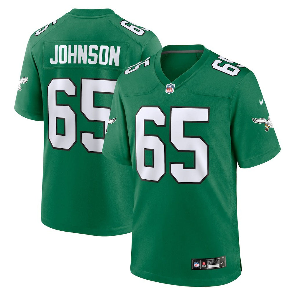 Lane Johnson Philadelphia Eagles Alternate Game Jersey Kelly Green - Nike