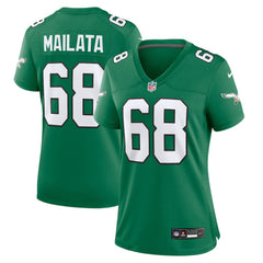 Jordan Mailata Philadelphia Eagles Women's Alternate Game Jersey Kelly Green - Nike