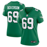 Landon Dickerson Philadelphia Eagles Women's Alternate Game Jersey Kelly Green - Nike