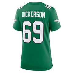 Landon Dickerson Philadelphia Eagles Women's Alternate Game Jersey Kelly Green - Nike