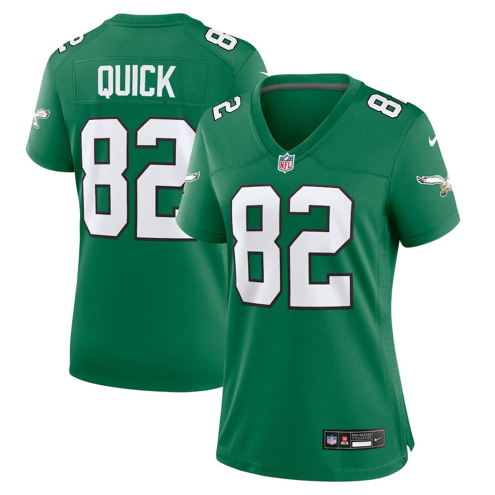 Mike Quick Philadelphia Eagles Women's Alternate Game Jersey Kelly Green - Nike