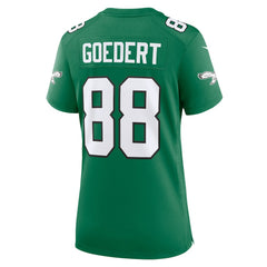 Dallas Goedert Philadelphia Eagles Women's Alternate Game Jersey Kelly Green - Nike