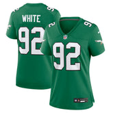 Reggie White Philadelphia Eagles Women's Alternate Game Jersey Kelly Green - Nike