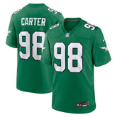 Jalen Carter Philadelphia Eagles Alternate Game Jersey Kelly Green - Nike