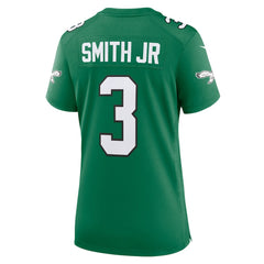 Nolan Smith Philadelphia Eagles Women's Alternate Game Jersey Kelly Green - Nike