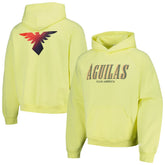 Club America Team Oversized Raglan Pullover Hoodie - Yellow
