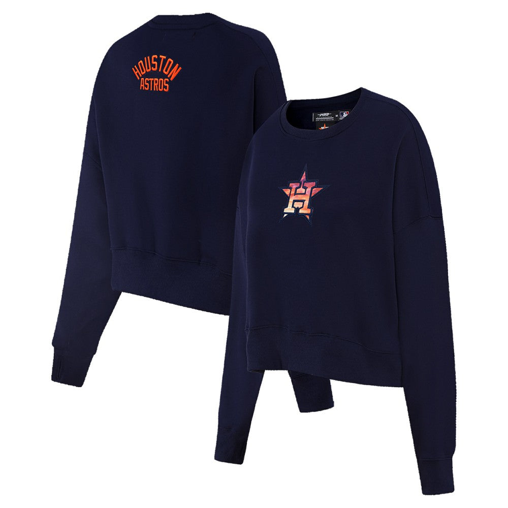 Houston Astros Pro Standard Women's Painted Sky Pullover Sweatshirt Near Me