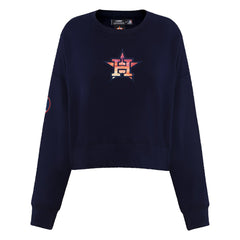 Houston Astros Pro Standard Women's Painted Sky Pullover Sweatshirt Near Me