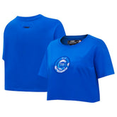 Chicago Cubs Pro Standard Women's Painted Sky Boxy Cropped T-Shirt for sale