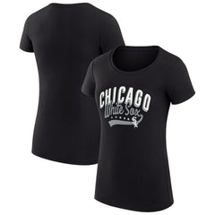 Chicago White Sox G-III 4Her by Carl Banks Women's Super-Slim Fit Lightweight Filigree Team T-Shirt Online