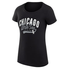 Chicago White Sox G-III 4Her by Carl Banks Women's Super-Slim Fit Lightweight Filigree Team T-Shirt Online