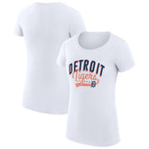 Detroit Tigers G-III 4Her by Carl Banks Women's Super-Slim Fit Lightweight Filigree Team T-Shirt for sale