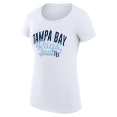 Tampa Bay Rays G-III 4Her by Carl Banks Women's Super-Slim Fit Lightweight Filigree Team T-Shirt Online