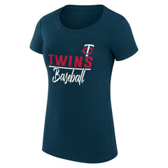 Minnesota Twins G-III 4Her by Carl Banks Women's Super-Slim Fit Lightweight Team Graphic T-Shirt for sale