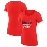 Cleveland Guardians G-III 4Her by Carl Banks Women's Super-Slim Fit Lightweight Team Graphic T-Shirt On Sale