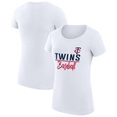 Minnesota Twins G-III 4Her by Carl Banks Women's Super-Slim Fit Lightweight Team Graphic T-Shirt discount