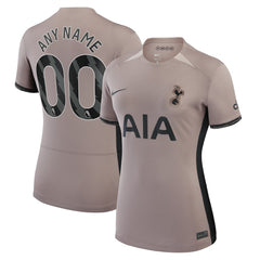 Nike Tottenham Hotspur Women's 2023/24 Third Stadium Replica Custom Jerseys – Tan