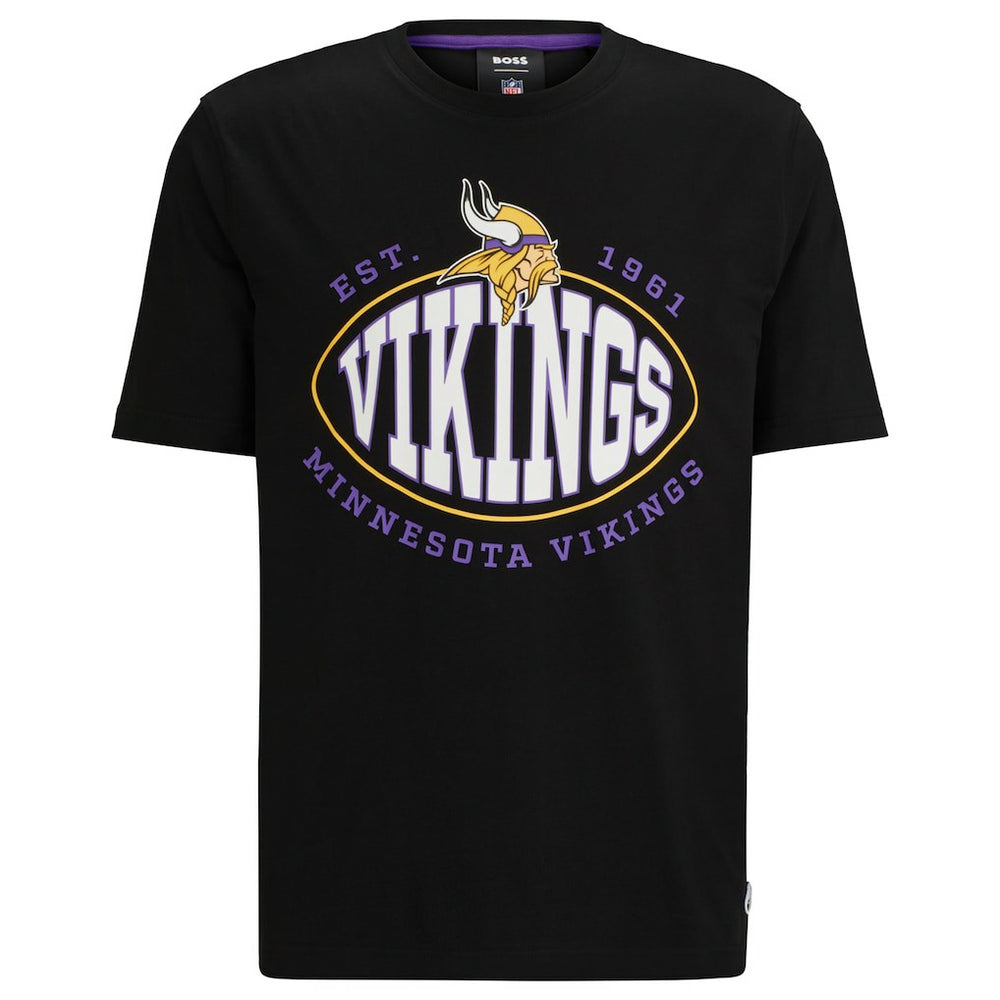 Minnesota Vikings BOSS X NFL Trap T-Shirt Black - NFL