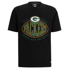 Green Bay Packers BOSS X NFL Trap T-Shirt Black - NFL