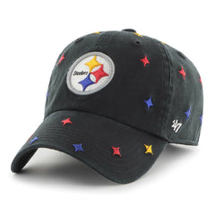Pittsburgh Steelers '47 Confetti Clean Up Adjustable Hat Black - 47 brand