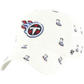 Tennessee Titans '47 Confetti Clean Up Adjustable Hat White - 47 brand