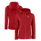 St. Louis Cardinals Cutter & Buck Women's Evoke Eco Softshell Recycled Full-Zip Jacket for sale