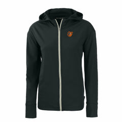 Baltimore Orioles Cutter & Buck Women's Daybreak Eco Recycled Full-Zip Hoodie Lifestyle