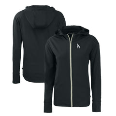 Los Angeles Dodgers Cutter & Buck Women's Daybreak Eco Recycled Full-Zip Hoodie for sale