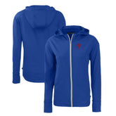 Philadelphia Phillies Cutter & Buck Women's Daybreak Eco Recycled Full-Zip Hoodie Lifestyle