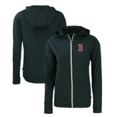 Boston Red Sox Cutter & Buck Women's Daybreak Eco Recycled Full-Zip Hoodie On Sale