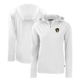 Milwaukee Brewers Cutter & Buck Women's Daybreak Eco Recycled Half-Zip Hoodie Online