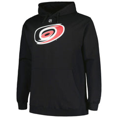 Sebastian Aho Carolina Hurricanes - Profile Big & Tall Name & Number Pullover Hoodie Black