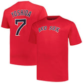 Masataka Yoshida Boston Red Sox Big & Tall Name & Number T-Shirt Lifestyle