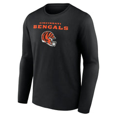 Joe Burrow Cincinnati Bengals Team Wordmark Long Sleeve T-Shirt Black - NFL