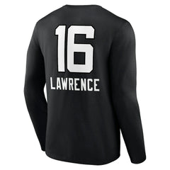 Trevor Lawrence Jacksonville Jaguars Team Wordmark Long Sleeve T-Shirt Black - NFL