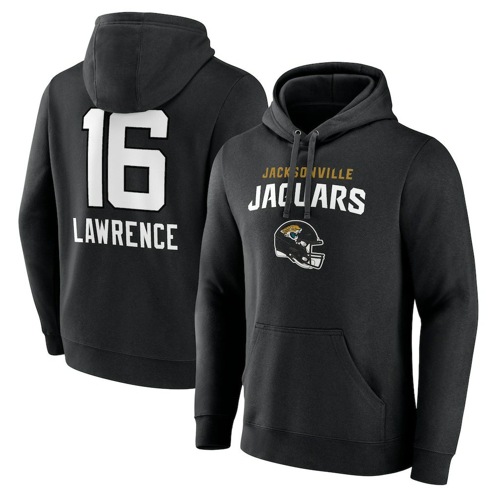 Trevor Lawrence Jacksonville Jaguars Team Wordmark Pullover Hoodie Black - NFL