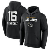 Trevor Lawrence Jacksonville Jaguars Team Wordmark Pullover Hoodie Black - NFL