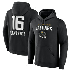 Trevor Lawrence Jacksonville Jaguars Team Wordmark Pullover Hoodie Black - NFL