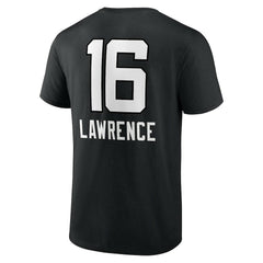 Trevor Lawrence Jacksonville Jaguars Team Wordmark Name & Number T-Shirt Black - NFL