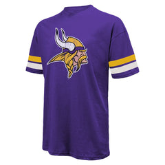 Justin Jefferson Minnesota Vikings Majestic Threads Name & Number Oversized Fit T-Shirt Purple - NFL