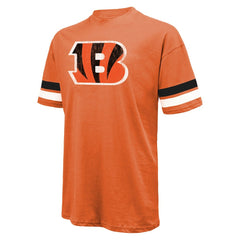 Joe Burrow Cincinnati Bengals Majestic Threads Name & Number Oversize Fit T-Shirt Orange - NFL