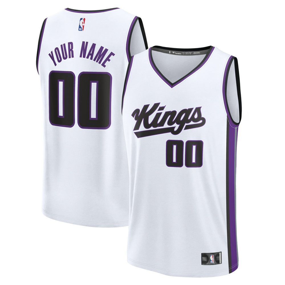 Fanatics - Sacramento Kings Fast Break Custom Jersey - Association Edition - White