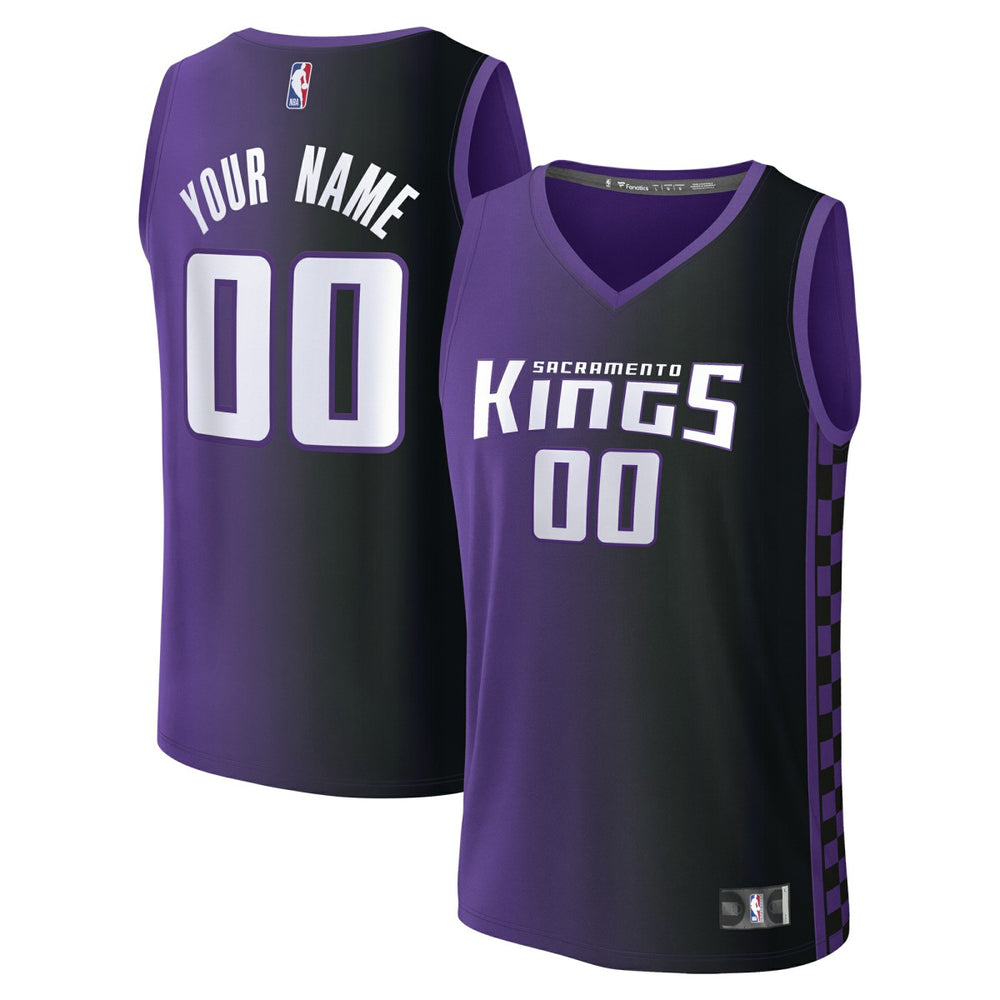 Fanatics - Sacramento Kings Fast Break Custom Jersey - Statement Edition - Purple
