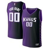 Fanatics - Sacramento Kings Youth Fast Break Custom Replica Jersey - Purple - Statement Edition