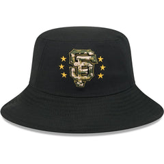 San Francisco Giants New Era 2024 Armed Forces Day Bucket Hat Lifestyle