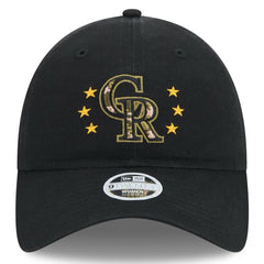 Colorado Rockies New Era Women's 2024 Armed Forces Day 9TWENTY Adjustable Hat Online