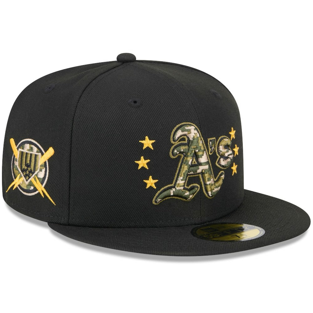 Athletics New Era 2024 Armed Forces Day On-Field 59FIFTY Fitted Hat Clearance