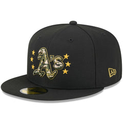 Athletics New Era 2024 Armed Forces Day On-Field 59FIFTY Fitted Hat Clearance