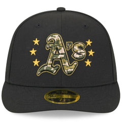 Athletics New Era 2024 Armed Forces Day Low Profile 59FIFTY Fitted Hat Lifestyle
